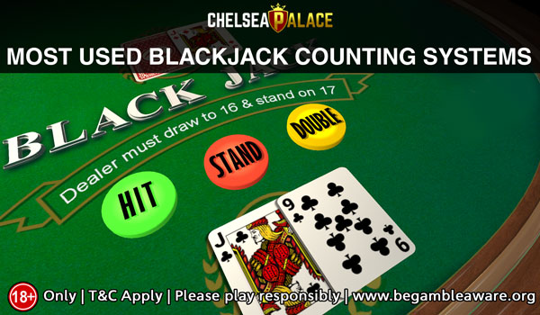 Most Used Counting Systems in Blackjack