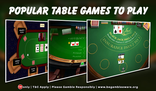 Popular Table Games to Play at Chelsea Palace